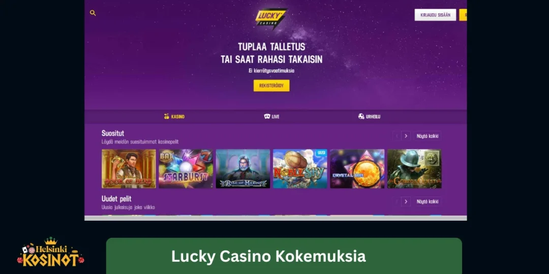 Lucky Casino kokemuksia – plussat, miinukset ja bonus