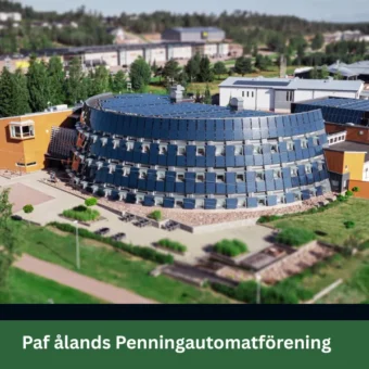 Mikä on Paf Ålands Penningautomatförening?