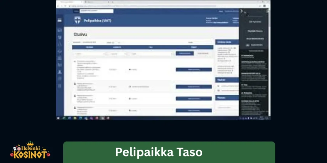 Pelipaikka taso – selkeä opas pelaajille ja seuroille