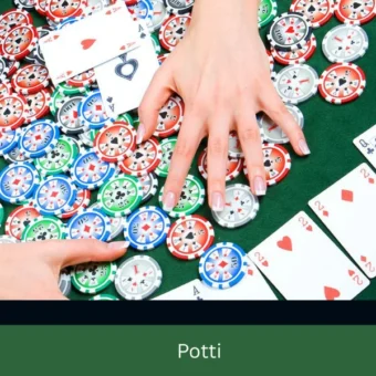 Potti kasinopeleissä ja pokerissa